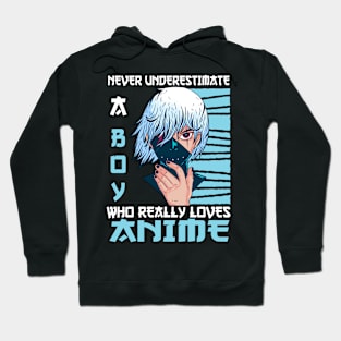 Boy Who Really Loves Anime Merch Cosplay Otaku Gift Anime Hoodie